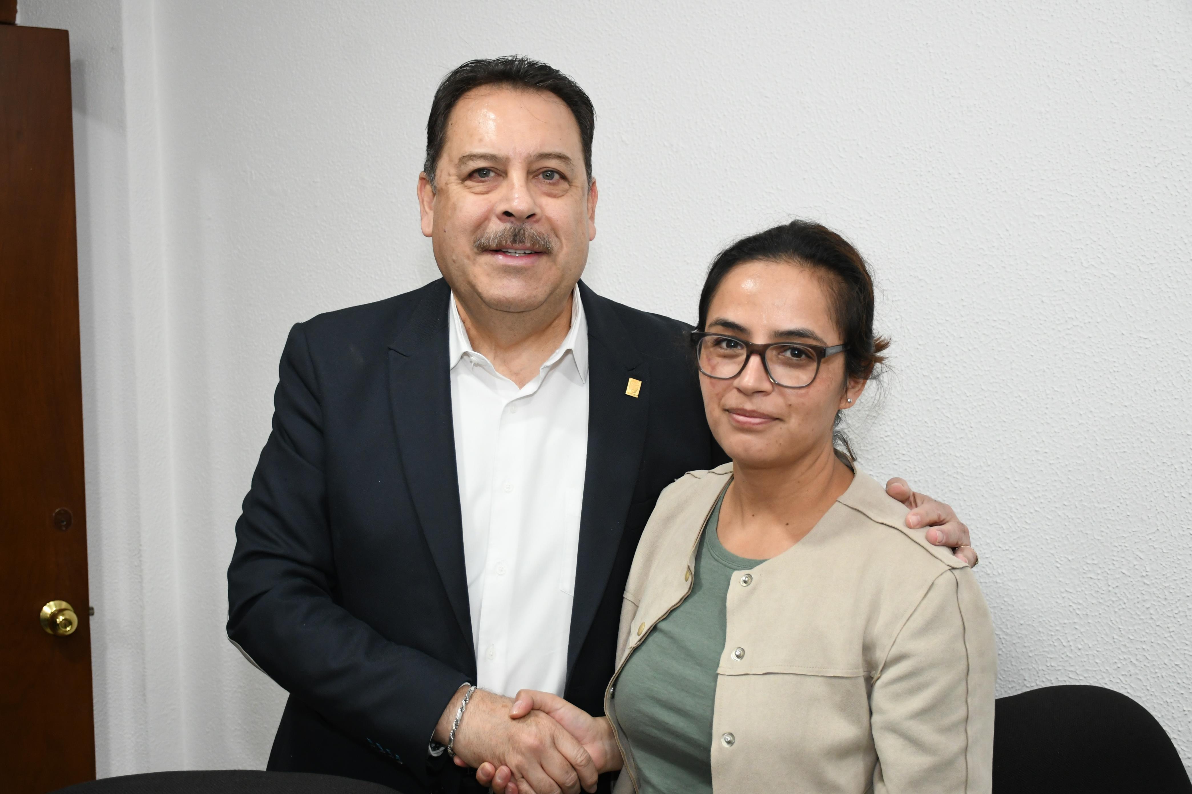 Visita compañeros de la Sección XXIX, San Luis Potosí
